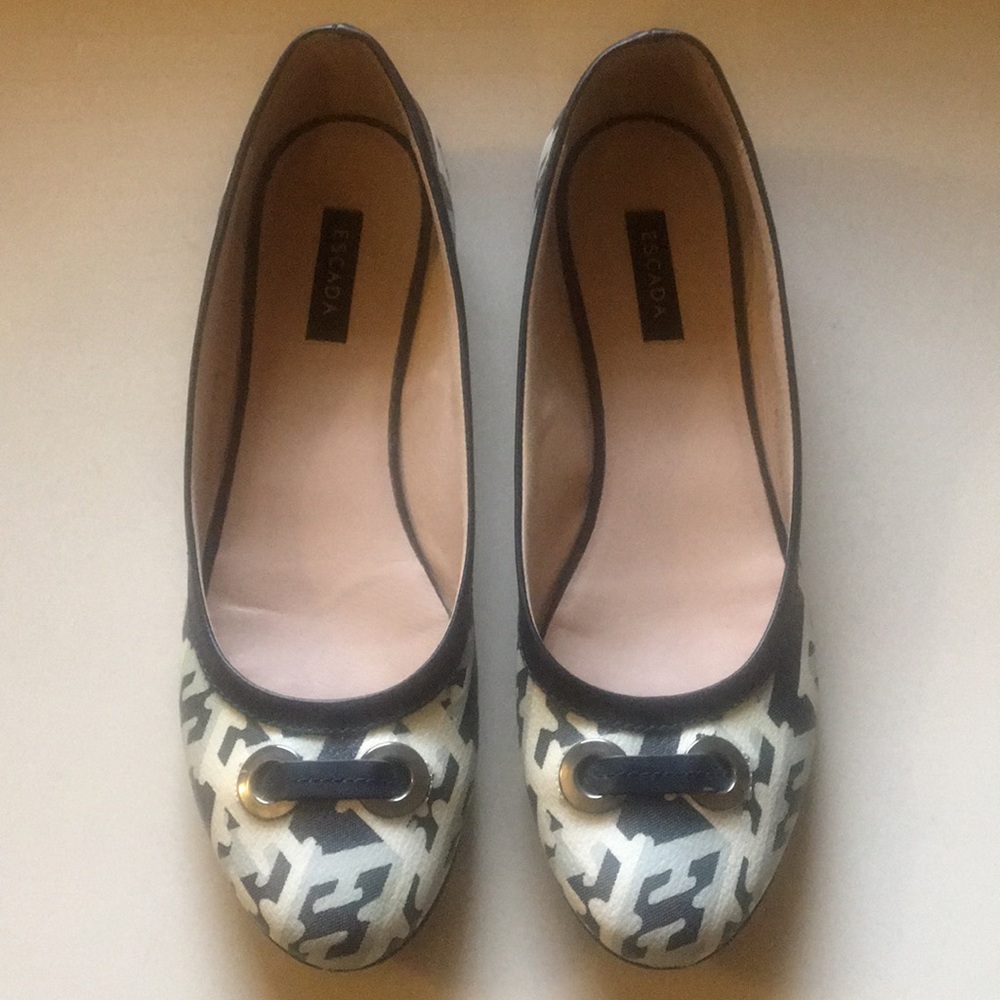 Escada Patterned Flats - image 1